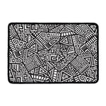 Tribal Aztec Geometric Pattern Print Kitchen Mat