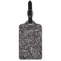 Tribal Aztec Geometric Pattern Print Luggage Tag