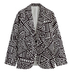 Tribal Aztec Geometric Pattern Print Men's Blazer