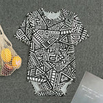 Tribal Aztec Geometric Pattern Print Men's Bodysuit