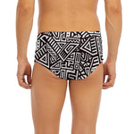 Tribal Aztec Geometric Pattern Print Men's Briefs