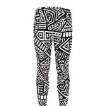 Tribal Aztec Geometric Pattern Print Men's leggings