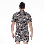 Tribal Aztec Geometric Pattern Print Men's Rompers