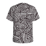 Tribal Aztec Geometric Pattern Print Men's Sports T-Shirt