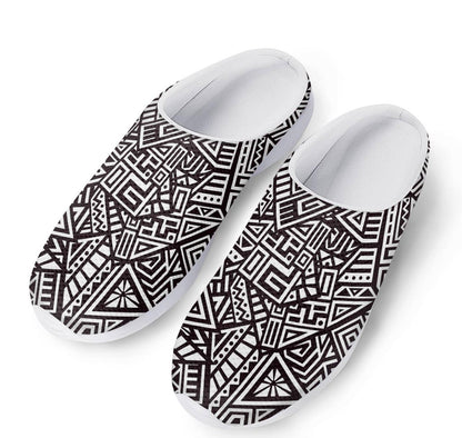 Tribal Aztec Geometric Pattern Print Mesh Casual Shoes