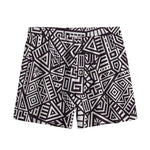 Tribal Aztec Geometric Pattern Print Mesh Shorts