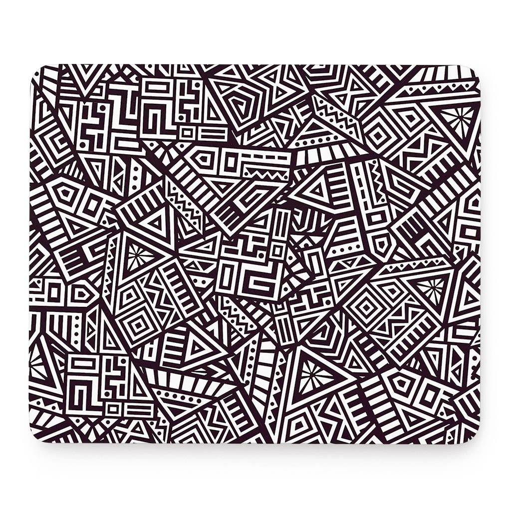 Tribal Aztec Geometric Pattern Print Mouse Pad