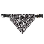 Tribal Aztec Geometric Pattern Print Over The Collar Dog Bandana
