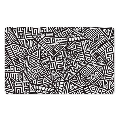 Tribal Aztec Geometric Pattern Print Polyester Doormat