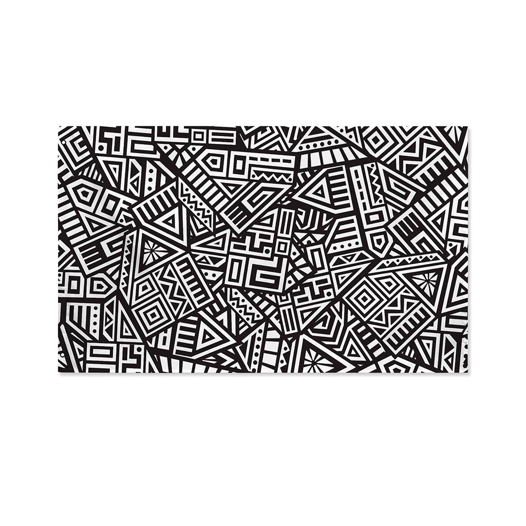 Tribal Aztec Geometric Pattern Print Polyester Flag
