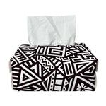 Tribal Aztec Geometric Pattern Print Rectangle Tissue Box Cover