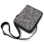 Tribal Aztec Geometric Pattern Print Rectangular Crossbody Bag