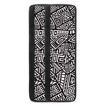 Tribal Aztec Geometric Pattern Print Refrigerator Handle Covers