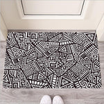 Tribal Aztec Geometric Pattern Print Rubber Doormat