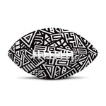 Tribal Aztec Geometric Pattern Print Rugby Ball