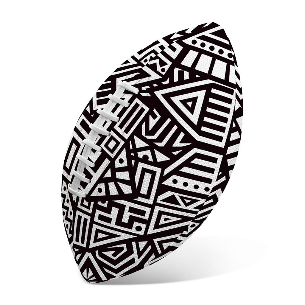 Tribal Aztec Geometric Pattern Print Rugby Ball