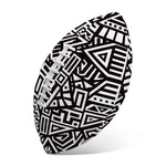 Tribal Aztec Geometric Pattern Print Rugby Ball