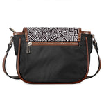 Tribal Aztec Geometric Pattern Print Saddle Bag