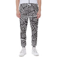 Tribal Aztec Geometric Pattern Print Joggers