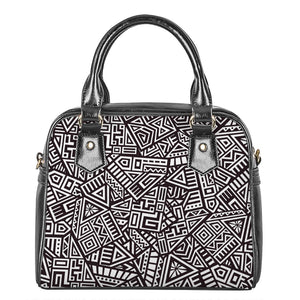 Tribal Aztec Geometric Pattern Print Shoulder Handbag