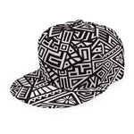 Tribal Aztec Geometric Pattern Print Snapback Cap