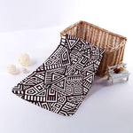 Tribal Aztec Geometric Pattern Print Towel