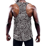Tribal Aztec Geometric Pattern Print Training Tank Top