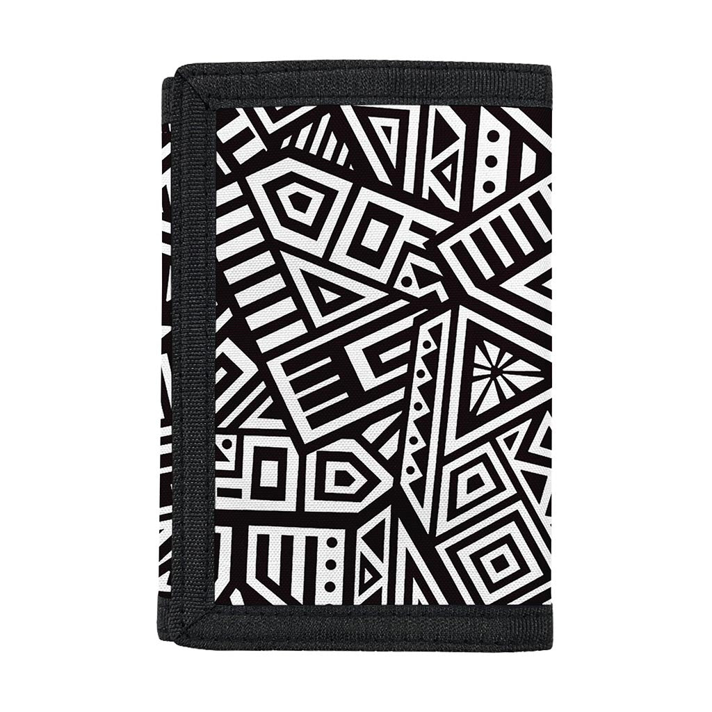 Tribal Aztec Geometric Pattern Print Trifold Wallet