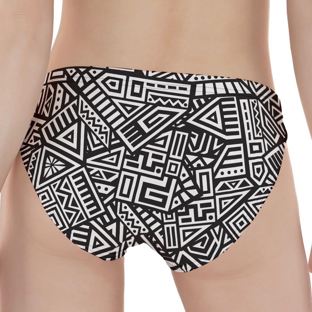 Tribal Aztec Geometric Pattern Print Women's Panties