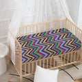 Tribal Aztec Hippie Pattern Print Baby Crib Sheet