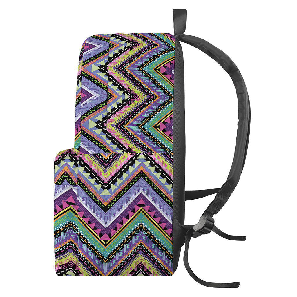 Tribal Aztec Hippie Pattern Print Backpack