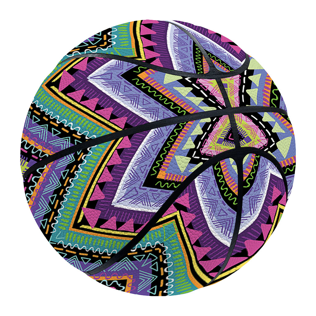 Tribal Aztec Hippie Pattern Print Basketball