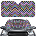 Tribal Aztec Hippie Pattern Print Car Windshield Sun Shade