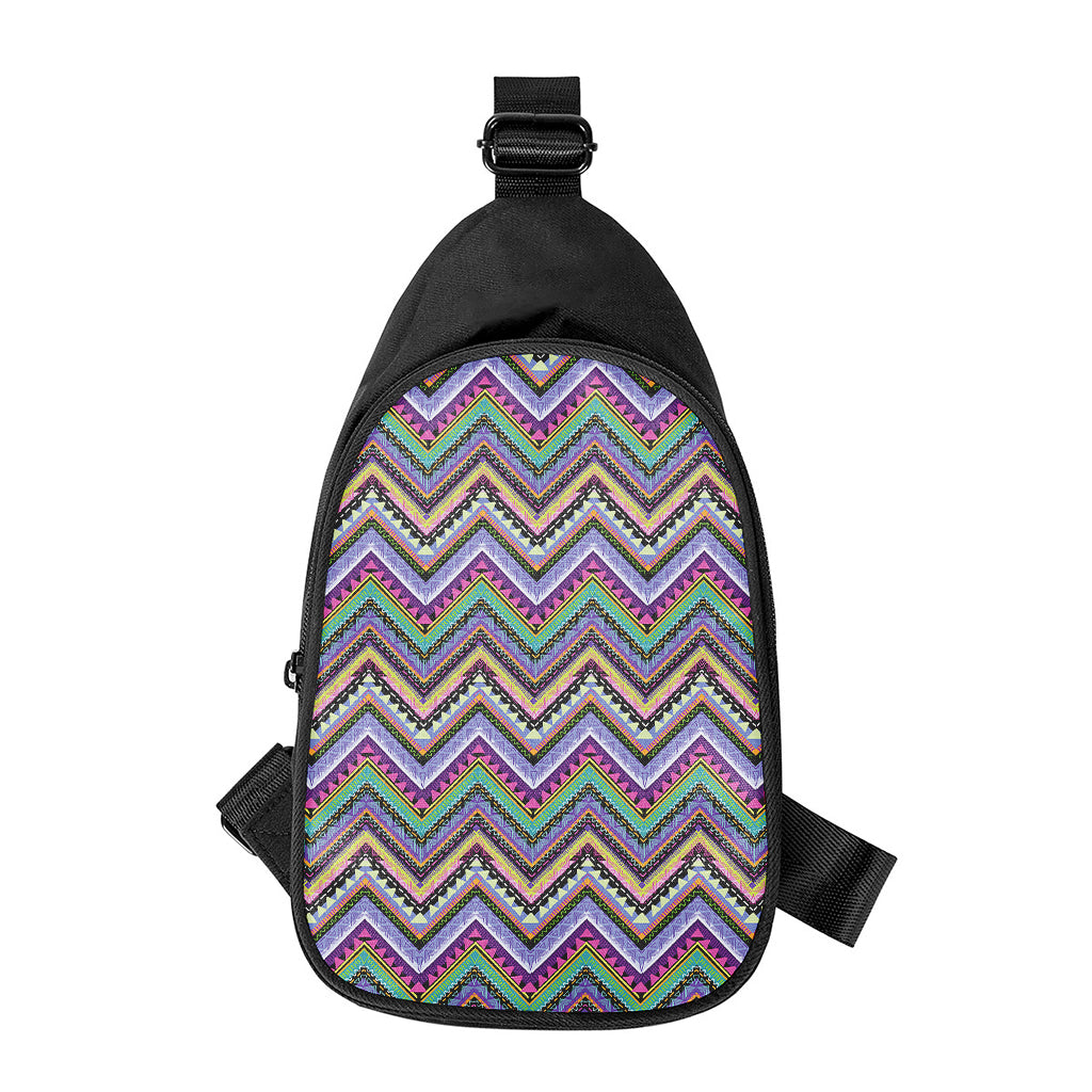 Tribal Aztec Hippie Pattern Print Chest Bag