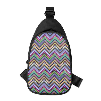 Tribal Aztec Hippie Pattern Print Chest Bag