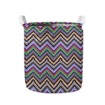 Tribal Aztec Hippie Pattern Print Collapsible Laundry Basket
