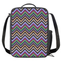 Tribal Aztec Hippie Pattern Print Crossbody Lunch Bag