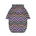 Tribal Aztec Hippie Pattern Print Dog Zip Up Hoodie