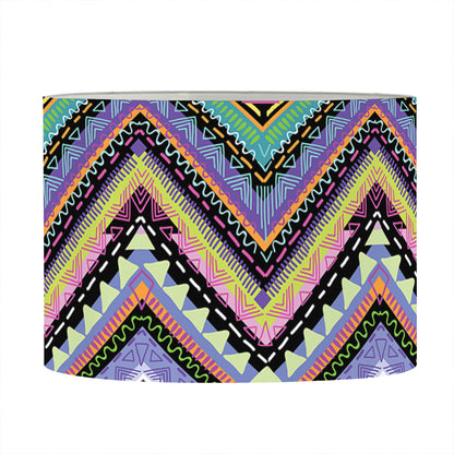 Tribal Aztec Hippie Pattern Print Drum Lamp Shade