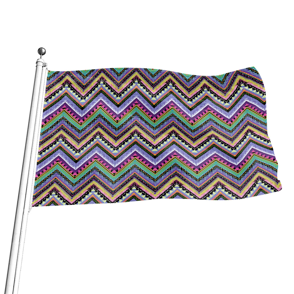 Tribal Aztec Hippie Pattern Print Flag