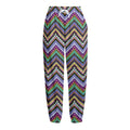 Tribal Aztec Hippie Pattern Print Fleece Lined Knit Pants
