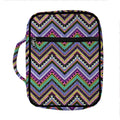 Tribal Aztec Hippie Pattern Print Front Pocket Bible Bag