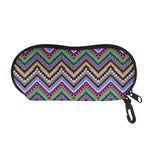 Tribal Aztec Hippie Pattern Print Glasses Case