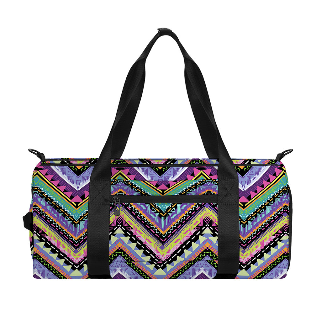 Tribal Aztec Hippie Pattern Print Gym Bag