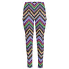 Tribal Aztec Hippie Pattern Print High-Waisted Pocket Leggings