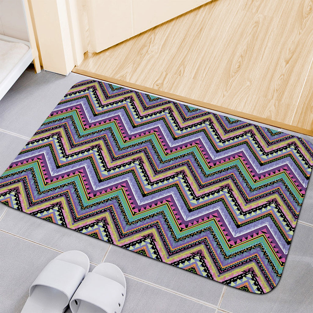 Tribal Aztec Hippie Pattern Print Indoor Door Mat