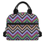 Tribal Aztec Hippie Pattern Print Insulated Lunch Bag