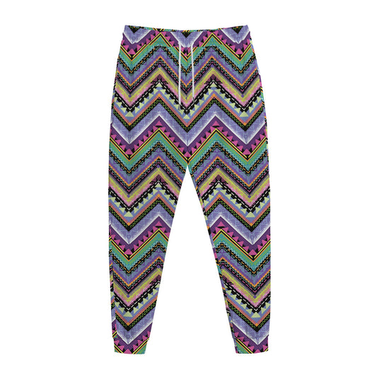 Tribal Aztec Hippie Pattern Print Jogger Pants
