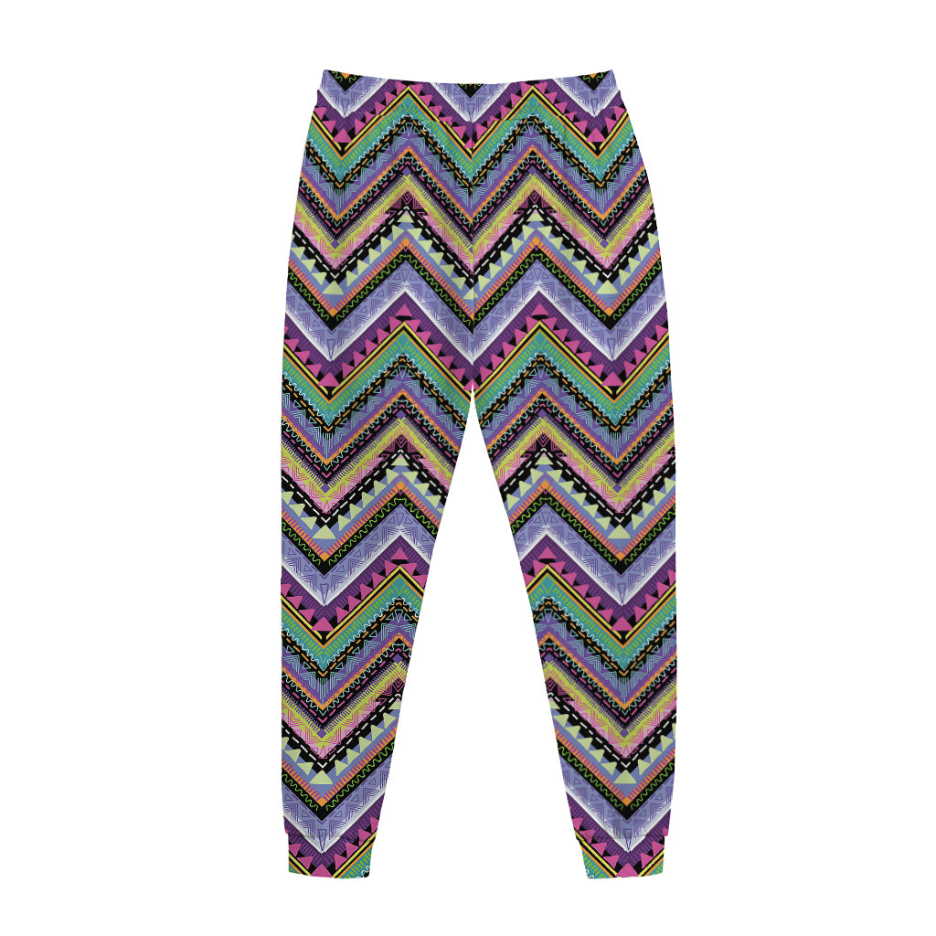 Tribal Aztec Hippie Pattern Print Jogger Pants