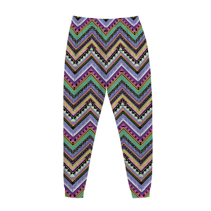 Tribal Aztec Hippie Pattern Print Jogger Pants